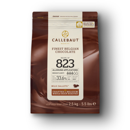 Молочный шоколад Callebaut 33,6% 2,5кг
