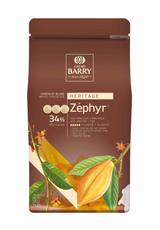 Белый шоколад Cacao Barry Зефир 34% какао (5кг)