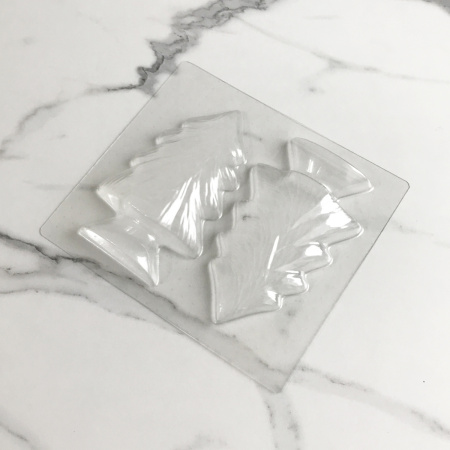 Пластиковая форма для шоколада "Елка 3D" 16,5х10,5см, глубина 3см