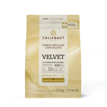 Белый шоколад Callebaut VELVET 2,5кг