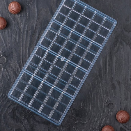 Пластиковая форма для шоколада "Плитка" форма из 4х штук