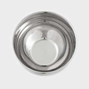 Миска металлическая с мерной шкалой 1,4л (D17см)