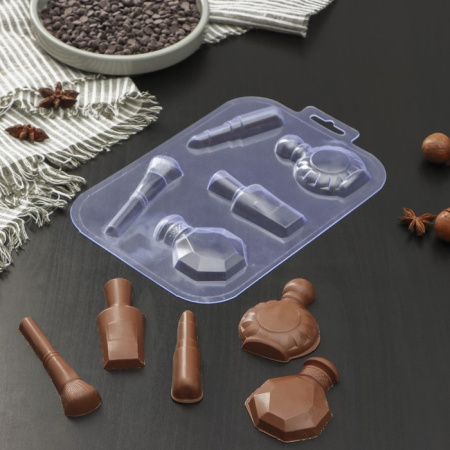 Пластиковая форма для шоколада "Красота"