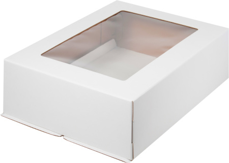 Коробка для торта 300х400х120 с окном