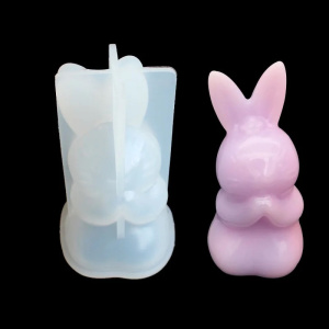Силиконовый молд Зайка 3D