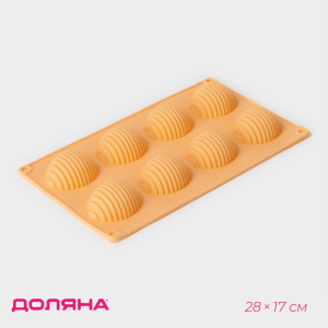 Силиконовая форма УЛЕЙ 8 ячеек