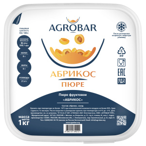 Пюре Агробар Абрикос 1кг3
