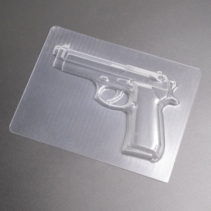 Пластиковая форма для шоколада "Пистолет"