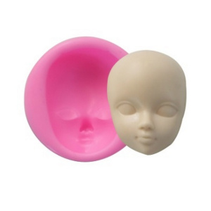 Силиконовый молд ЛИЦО детское 3,5х2,5см