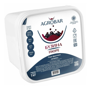 Пюре Агробар Бузина 1кг