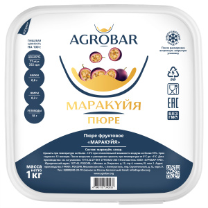Пюре Агробар Маракуйя 1кг3