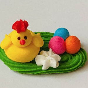 Сахарная фигурка ЦЫПЛЕНОК ПАСХАЛЬНЫЙ