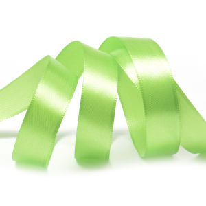 Лента атласная 2см салатовая (катушка 27,4м) 3034