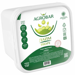 Пюре Агробар Лайм 1кг