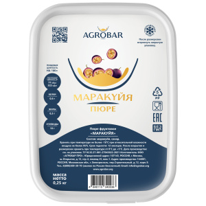 Пюре Агробар Маракуйя 250 грамм3