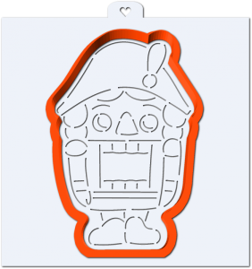 Форма с трафаретом "Щелкунчик"