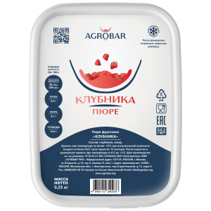 Пюре Агробар Клубника 0,25кг3