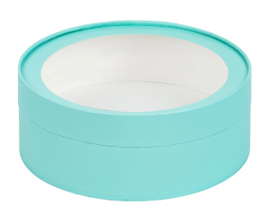 Коробка ШЛЯПНАЯ круглая D200мм, Н70мм ТИФФАНИ