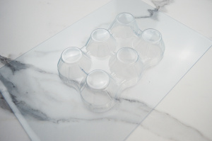 Пластиковая форма для шоколада "ПОДСТАВКА для яиц" 150х100х35мм