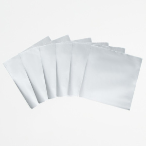 Фольга для конфет СЕРЕБРО 10х10см (100 штук)