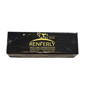 Масло сливочное RENFERLY (РЕНФЕРЛИ) 82,5% 500 грамм