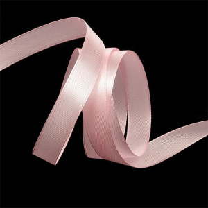 Лента атласная 0,6см светло-розовая (катушка 22,5м) 3053
