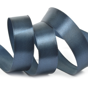Лента атласная 2см темно-синяя (катушка 27,4м) 3168