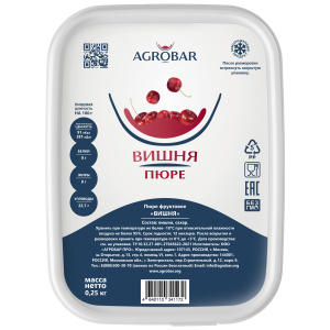 Пюре Агробар Вишня 250 грамм3