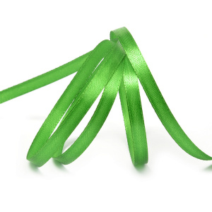Лента атласная 0,6см зеленая (катушка 22,5м) 3042