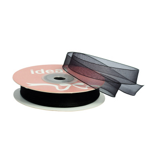 Лента капроновая 12мм ЧЕРНАЯ 27,4м 1067