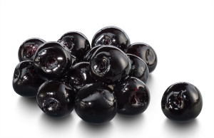 ЧЕРЕШНЯ засахаренная (без сиропа), черная 14-16мм 200 грамм