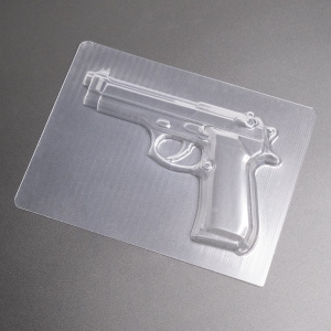 Пластиковая форма для шоколада "Пистолет"