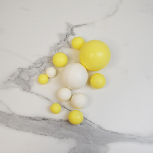 Шары шоколадные из глазури МИКС ЖЕЛТЫЕ-БЕЛЫЕ