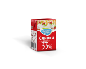 Сливки Чудское Озеро 33% 0,2л