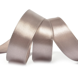 Лента атласная 2см серая (катушка 27,4м) 3169