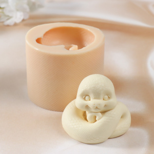 Силиконовый молд ЗМЕЯ №10 6,5х7х6см