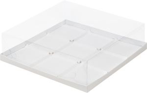 Коробка на 9 муссовых пирожных 300х300х80мм