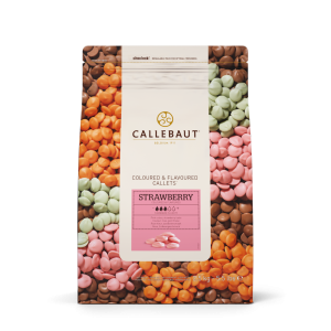 Розовый шоколад со вкусом клубники Callebaut 2,5кг