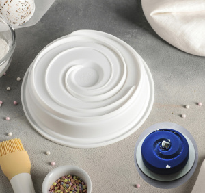 Форма силиконовая для мусса "Круговорот" 19,2х5см (Доляна)