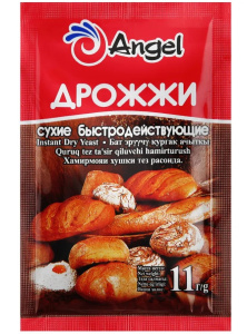 Дрожжи сухие инстантные ANGEL малосладкие 11 грамм