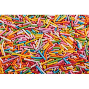 Посыпка сахарная Вермишель разноцветная МИКС №1 75 грамм