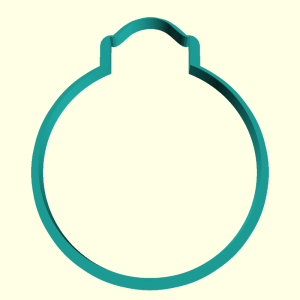 Вырубка "Медаль 2" круглая 11см