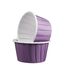 Бумажные формы "Маффин" 50х40 ФИОЛЕТОВЫЕ ламинированные 20 штук