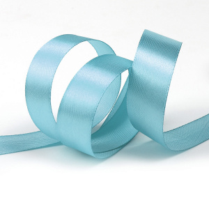 Лента атласная 2см голубая (катушка 27,4м) 3105