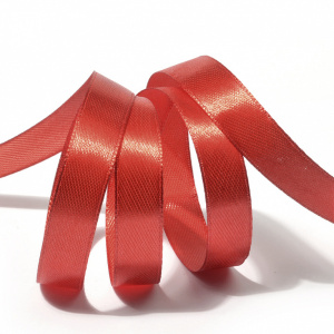 Лента атласная 12мм красная (катушка 22,5м) 3095