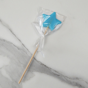 Леденец ЗВЕЗДА голубой 4,5см