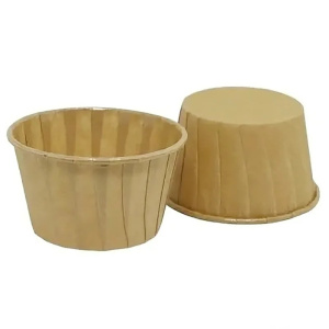 Бумажные формы "Маффин" 50х40 КРАФТ ламинированные 20 штук