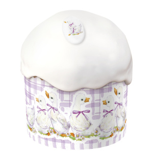 Форма "Кулич" D124мм Н90мм УТЯТА 400-450 грамм (10 штук)