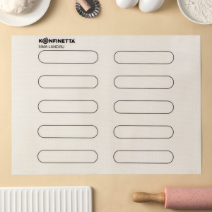 Коврик армированный "Эклер" 280х380мм KONFINETTA