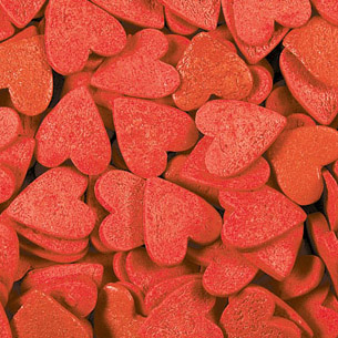 Посыпка сахарная Сердечки красные большие 75 грамм Посыпка сахарная Сердечки красные большие 75 грамм